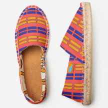 Blue Yellow Dashes Afridrilles Espadrilles