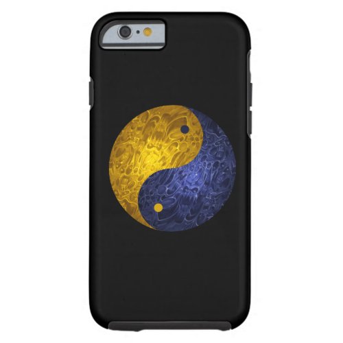 Blue Yellow Demon Yin Yang iPhone 6 Case