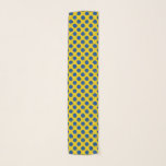 blue yellow dots scarf<br><div class="desc">blue yellow dots - Dot pattern - Cool simple pattern as a gift or template! In the HS_Art Shop you will find many decorative backgrounds and textures of various types and shapes, you can add your personal texts or photos to the templates! The product can be designed online yourself and...</div>