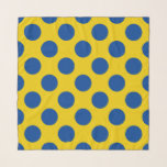blue yellow dots scarf<br><div class="desc">blue yellow dots - Dot pattern - Cool simple pattern as a gift or template! In the HS_Art Shop you will find many decorative backgrounds and textures of various types and shapes, you can add your personal texts or photos to the templates! The product can be designed online yourself and...</div>