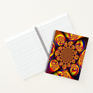 Blue, Yellow, Gold Mini Spheres Notebook