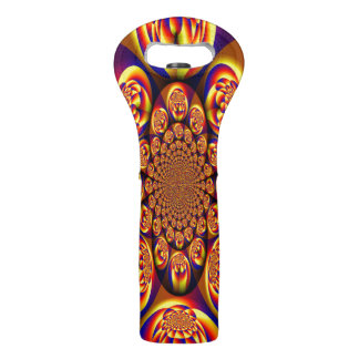 Blue, Yellow, Gold Mini Spheres Wine Bag