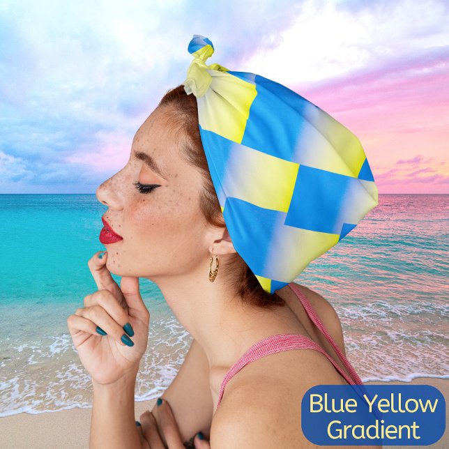 Blue Yellow Gradient Peace No War Support Ukraine Bandana (Creator Uploaded)