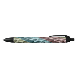 Blue Yellow Green Red Stylish Modern Chic Pattern Pen