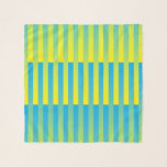 Blue Yellow Green Striped Pattern Scarf<br><div class="desc">Blue Yellow Green Striped Pattern Scarf</div>