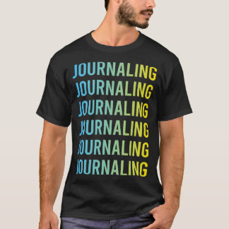 Blue Yellow Journaling T-Shirt