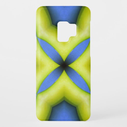 Blue Yellow Kaleidoscope Design Case_Mate Samsung Galaxy S9 Case