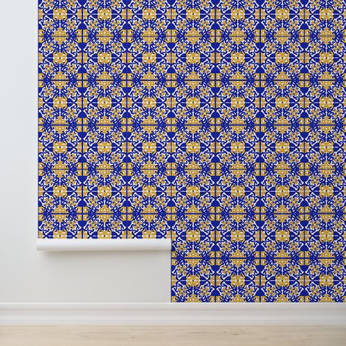 Blue Yellow Mediterranean Tile Peel and Stick Wall Blue Yellow Mediterranean Tile Peel and Stick Wall