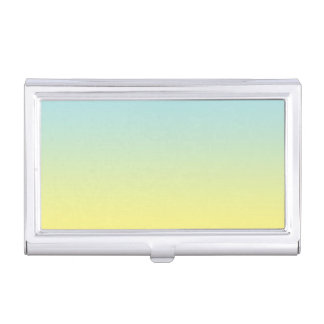 Blue & Yellow Ombre Business Card Holder