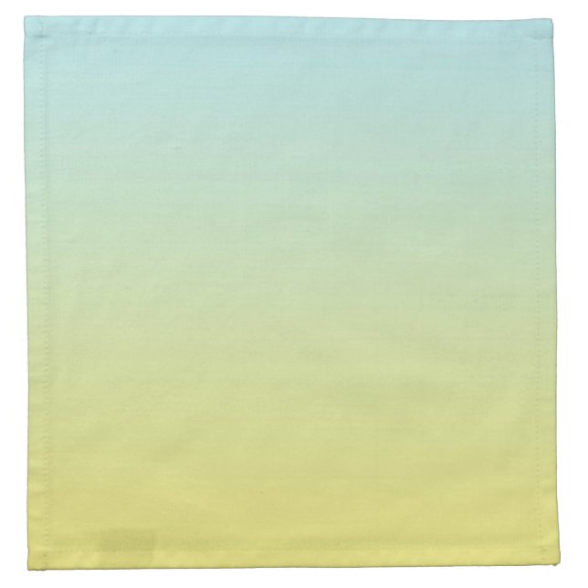 Blue & Yellow Ombre Napkin (Front)