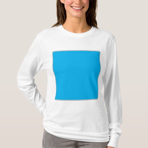 Blue  Yellow quadrilaterally printed T_Shirt