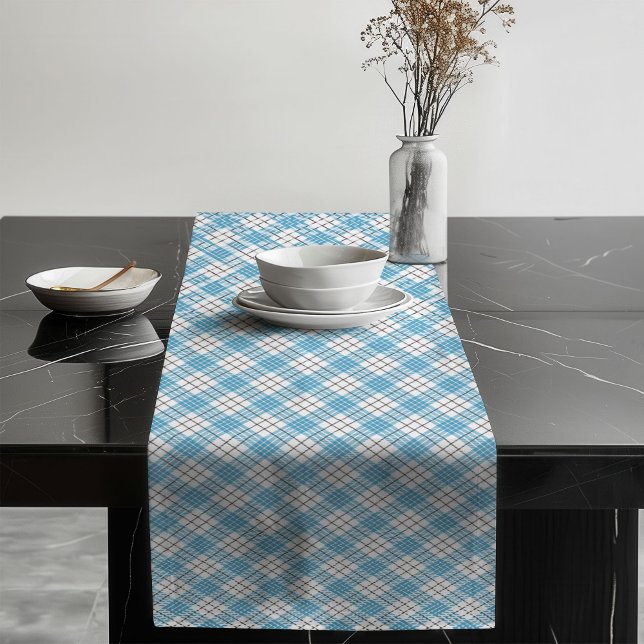 Blue Yellow Tartan– A Cozy Gift for the Family Long Table Runner (Blue Yellow Tartan– A Cozy Gift for the Family Long Table Runner)