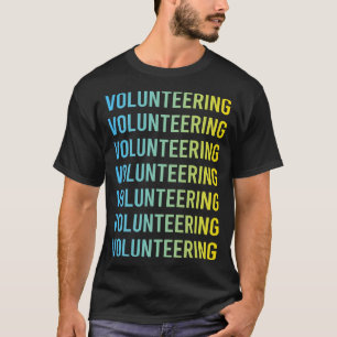 Blue Yellow Volunteering Volunteer T-Shirt