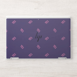 Blue Yes HP Laptop Skin