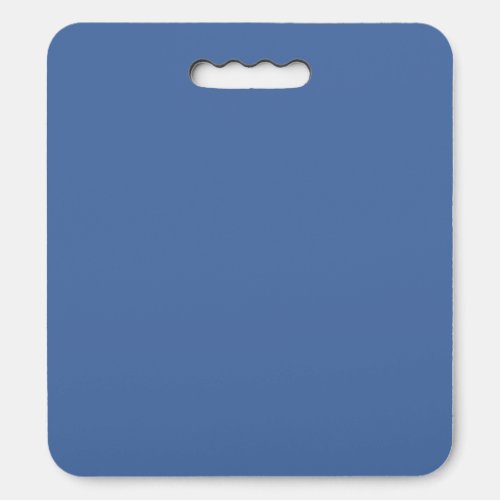 Blue yonder solid color  seat cushion