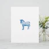 Blue zebra (Standing Front)