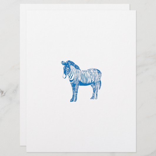 Blue zebra (Front/Back)