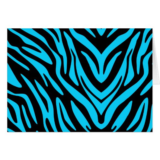 Blue Zebra Abstract (Front Horizontal)