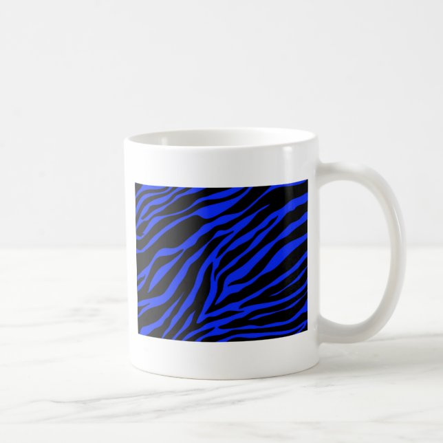 blue zebra coffee mug (Right)