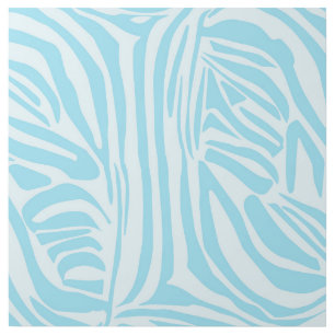 Blue Zebra Pattern Gallery Wrap