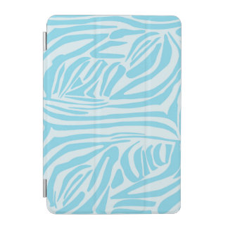 Blue Zebra Pattern iPad Mini Cover