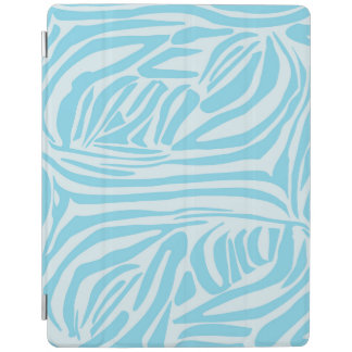 Blue Zebra Pattern iPad Smart Cover