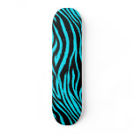 Blue Zebra Skateboard