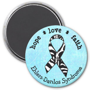 Blue Zebras EDS Ehlers-Danlos syndrome Magnet