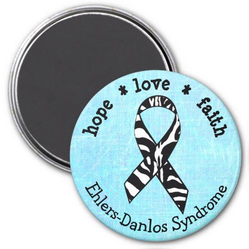 Blue Zebras EDS Ehlers_Danlos syndrome Magnet