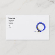 Blue Zen Enso Business Card at Zazzle