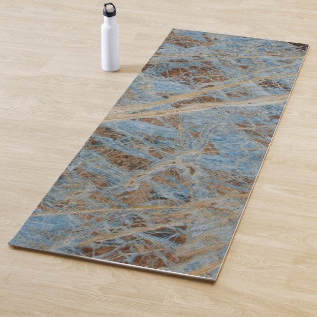 Blue Zen Marble Yoga Mat (In Situ)