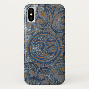 Blue Zen Yoga Meditation OM Aum Mantra Ajna iPhone X Case