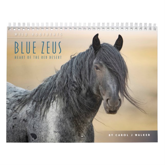 Blue Zeus: Heart of the Red Desert Calendar (Cover)