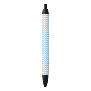 Blue Zigzag, Blue Chevron, Geometric Pattern Pen