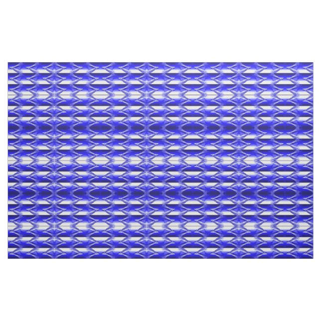 Blue zigzag fabric (Fat Quarter)