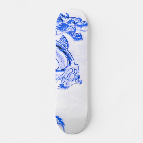 Blue Zircon Dragon Part 2 Skateboard Deck
