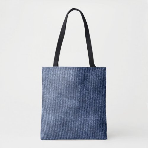 Blue Zodiac Denim Pattern Tote Bag