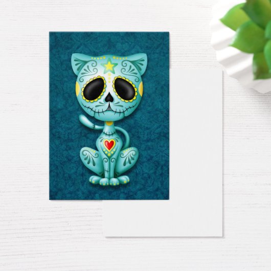 Blue Zombie Sugar Kitten (Desk)