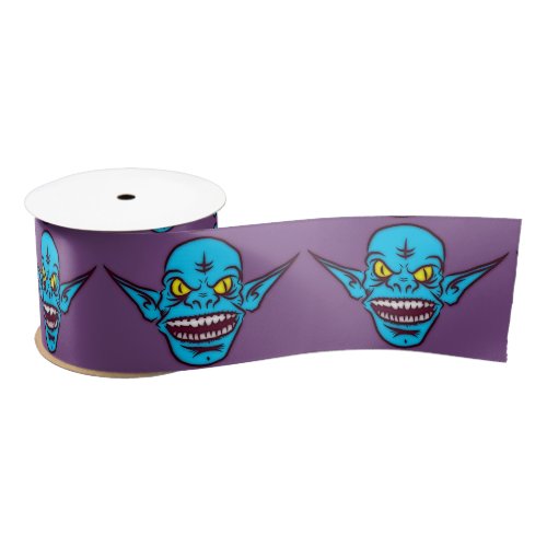 blue zombie troll demon ribbon