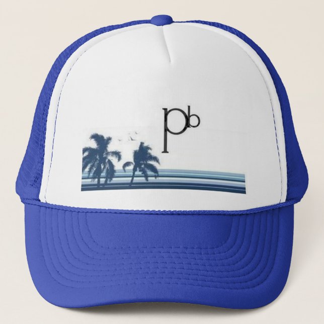 BlueBahaCaliHat Trucker Hat (Front)