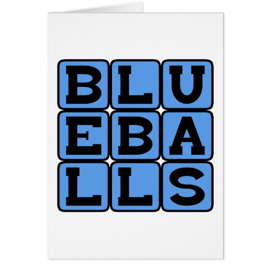 Blueballs, Blue Balls Cards (Front)