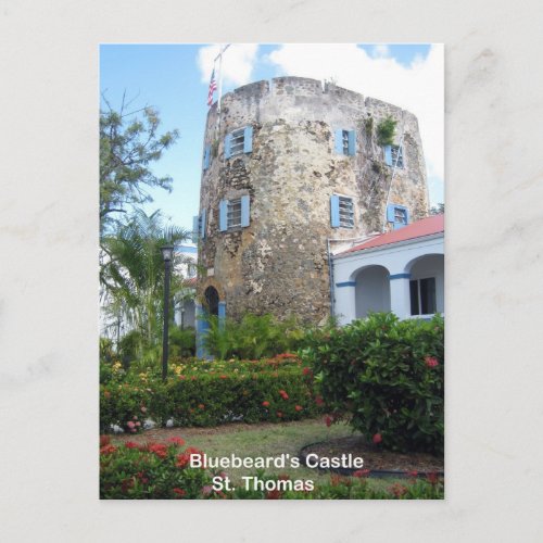 Bluebeards Castle St Thomas Postcard