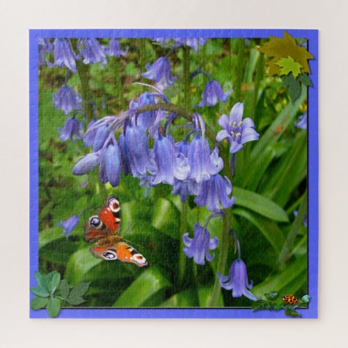 Bluebell and Butterfly Jigsaw Puzzle