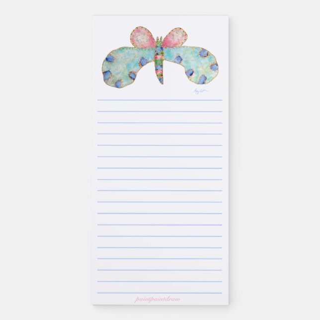 Bluebell Butterfly Magnetic Pad (Front)