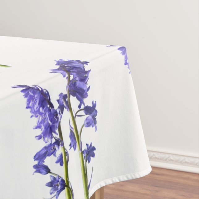 Bluebell Fabric Pattern. Tablecloth (In Situ)