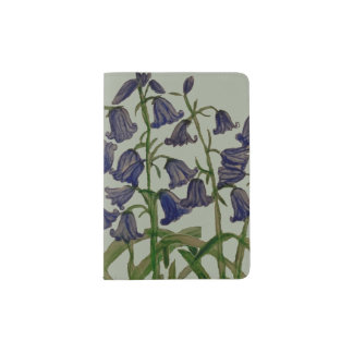 Bluebell Flowers on Passport Cover