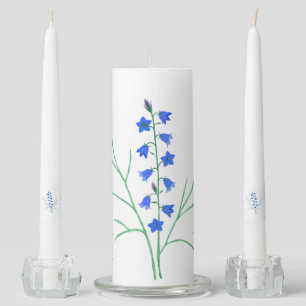 Bluebell Flowers Unity Candle Set
