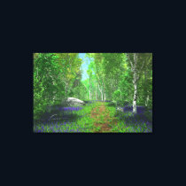 Bluebell Light Canvas Print