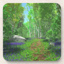 Bluebell Light Cork Coaster
