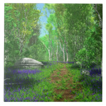 Bluebell Light Decorative Tile